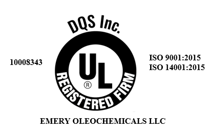 Emery Oleochemicals LLC ISO 2024