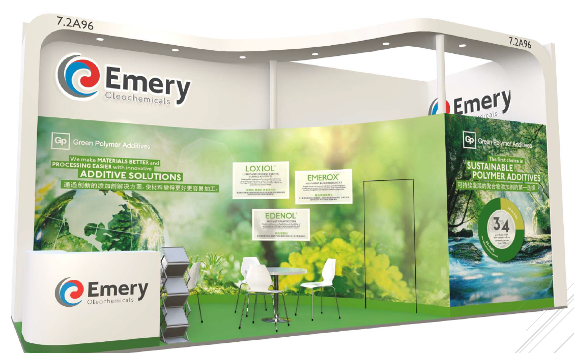 Emery Oleochemicals' Green Polymer Additives Business to Present Innovative, Sustainable Additives at Chinaplas 2024